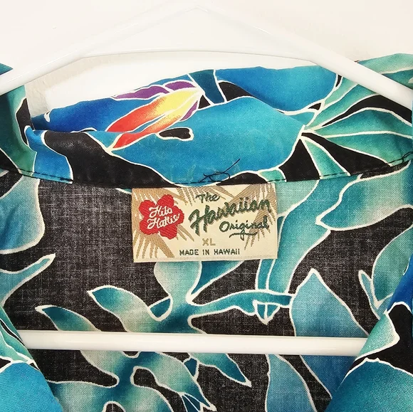 Hilo Hattie Original Hawaiian Button Up Shirt And Short Set - Picture 3 of 9